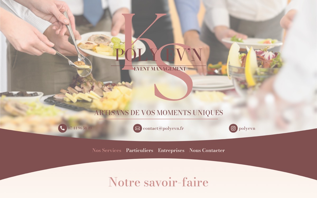 Site Poly Ev'n - Événementiel